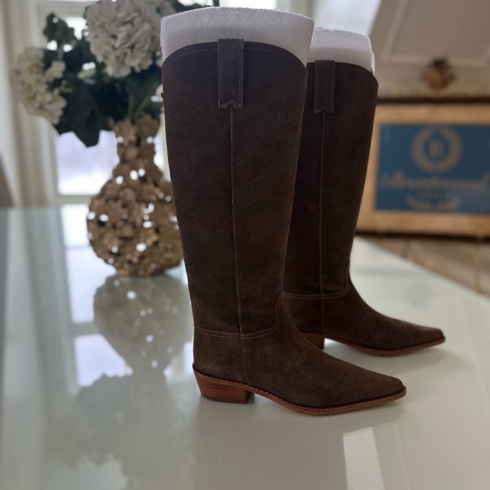 Michael Kors Nash Suede boots ,sz 5.5 - Picture 1 of 3